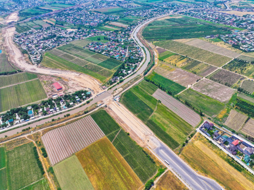 Строительство автодороги